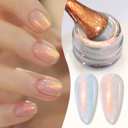 Blushimmer Born Pretty Milky Jelly Rubber Base Gel for gel nails, 15ml, nude self-leveling UV semi-permanent soak-off gel
