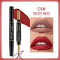Blushimmer Rave Lady 2-in-1 matte lipstick and lipliner pencil in sexy red, waterproof and long-lasting, with six vibrant color options.