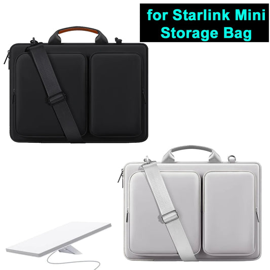 Portable Storage Bag for Starlink Mini Outdoor Travel Handbag Waterproof Shockproof Shoulder Bag for Starlink Mini Accessories