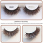 Blushimmer Red Siren brown fluffy mink lashes with soft, natural strip design, perfect for cosplay and luxurious eyelash looks.