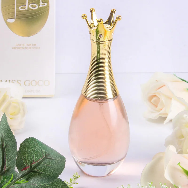 MISS GOCO J'adore women perfume bottle, luxury fruity eau de parfum by Blushimmer, 60ml body spray with elegant design.