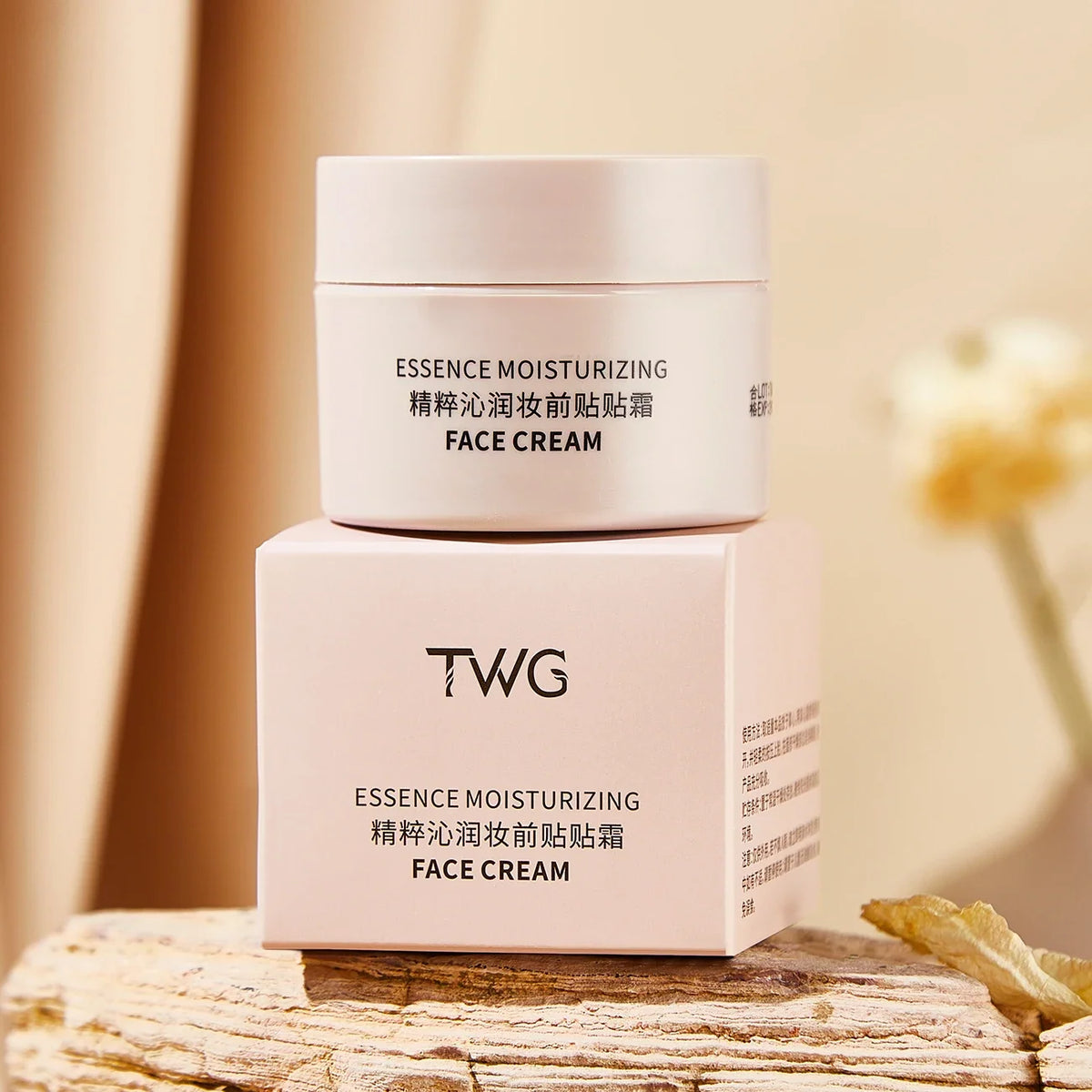 Blushimmer moisturizing foundation cream applied before makeup, creating a natural, lasting, dewy finish on the skin.
