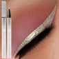 Blushimmer metallic liquid eyeliner in waterproof shiny pearlescent finish, shown in 0.6ml bottle with a sleek applicator tip.