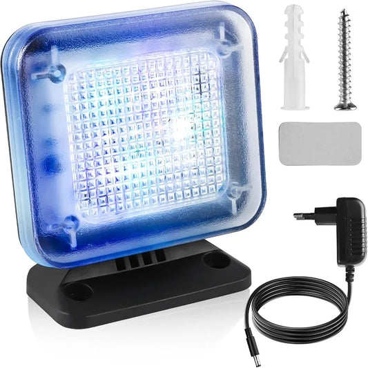 TV Simulator Home Security Light with Flashing LED with Timer & Dusk Sensor Deter Intruders  for use as anti-theft protection
