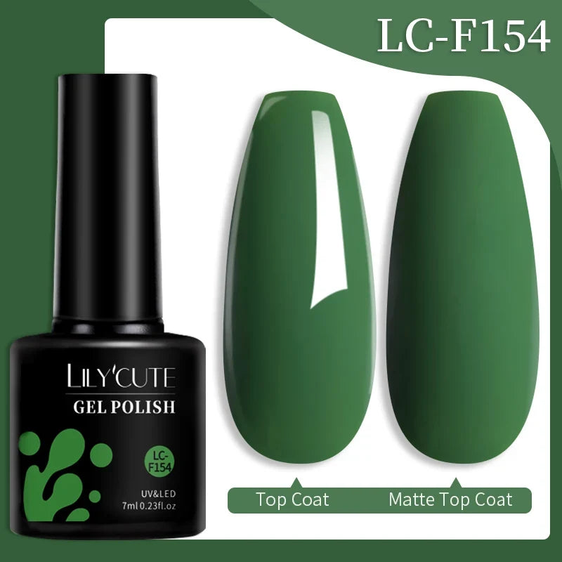 LILYCUTE 7ML colorful gel nail polish by Blushimmer in shade S03a07bfef7fa464380e3b7611bc4403dF, with a glossy finish for manicure.