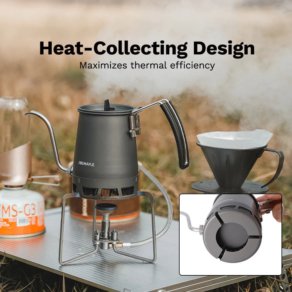 Fire-Maple Petrel Pour-Over Coffee Kettle Gooseneck Spout Coffee Pots Detachable Spout Handle Portable Foldable HX Kettle