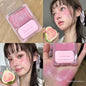 Blushimmer Yuanqi Blush Cream with natural pink shade, moisturizing, evenly pigmented, girlish pink blush in a compact form