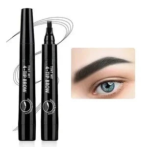 Blushimmer four-pronged eyebrow pencil with four ends, long-lasting, water-resistant, and smudge-proof for defined eyebrows.