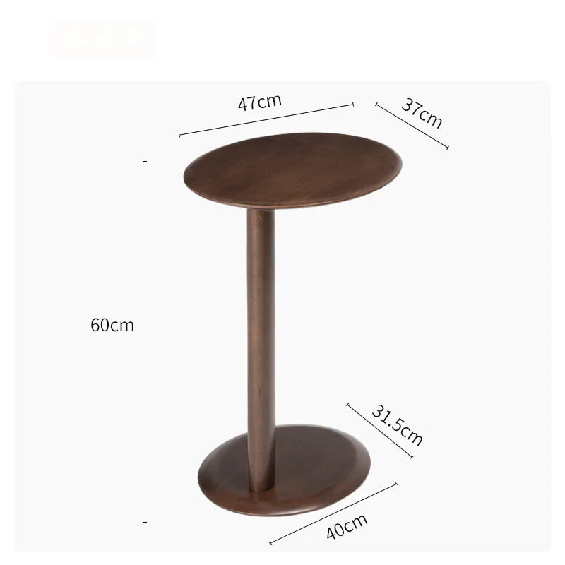 MOMO Solid Wood Side Table Small Coffee Table Bedside Sofa Side Mini Small Creative Balcony Bedroom Simple Design Corner Table