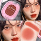 Blushimmer monochrome flower mist blush powder in soft pink, featuring fine matte texture and natural nude finish.
