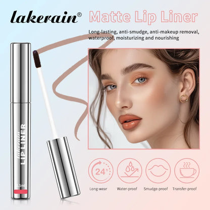 Blushimmer 4-pack highly pigmented lip liner set with matte finish, waterproof, transfer-proof, and long-lasting lip stain for enhanced lips.