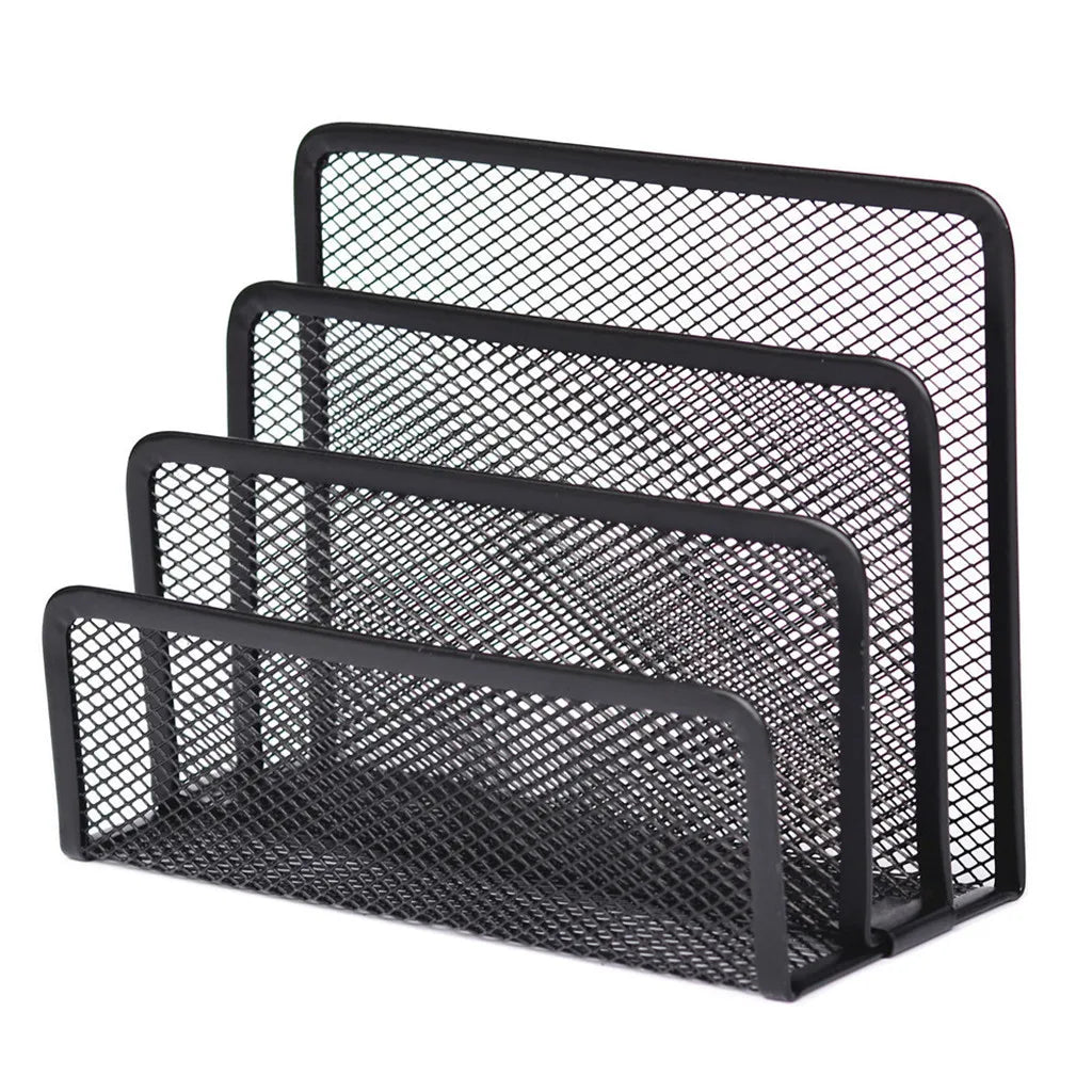 New Office Storage Rack School Supplies Storage File Organizer Letter Sorter Mail Business Document Tray Desk Office File Holder