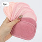 Blushimmer 810 Makeup Remover Wipes gradient pack with 7 reusable, washable makeup remover tools for all skin types.