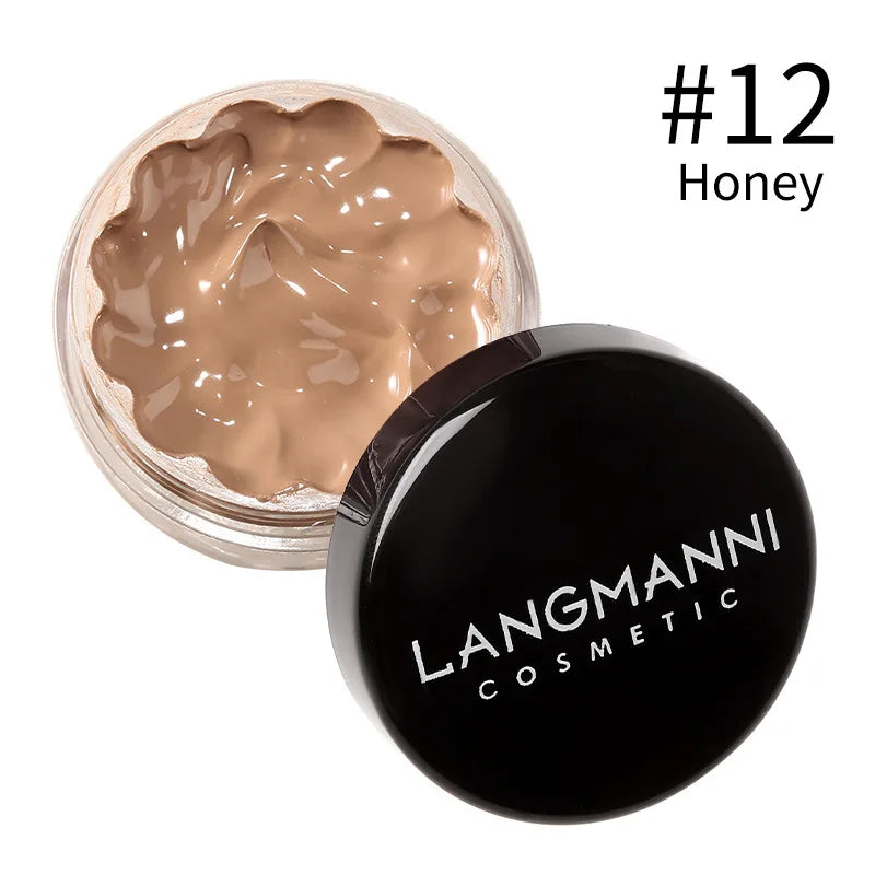 Blushimmer full coverage liquid concealer and waterproof foundation, long-lasting cream for dark circles, acne, and natural matte finish.