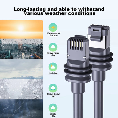 EDUP SK0059 Starlink V3 30Ft(10M) High Speed Waterproof Durable Stable Cable for Standard Gen 3 Replacement Extension Cable