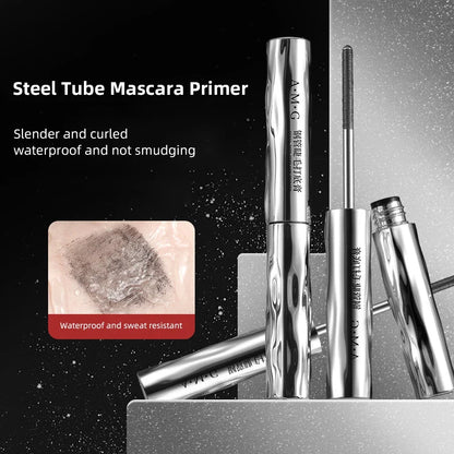 Blushimmer waterproof metal iron mascara with silk fibers, long curling black eyelashes, non-clumping eyelash extensions, eye makeup