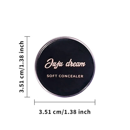 Full coverage waterproof concealer by Blushimmer, showing natural matte finish, designed to hide tattoos, scars, and blemishes on skin.