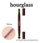 Blushimmer seamless finish angled concealer brush for liquid and cream makeup, ideal for precise face coverage application.