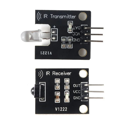 IR Infrared Transmitter Receiver Kit for Arduino 38KHz 10M Learn Remote Control Smart Home RC Car DIY Electronics Project Kit