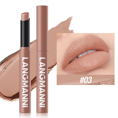 Blushimmer 12-color matte lipstick set with long-lasting, waterproof velvet finish lipsticks in sleek pen design