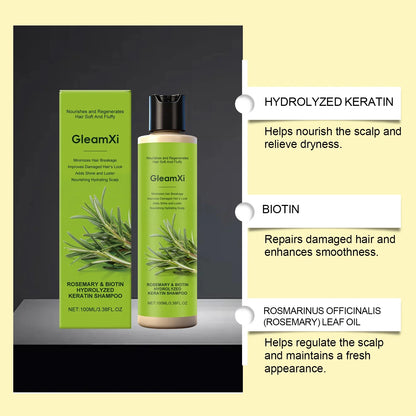 Rosemary Hair Care Shampoo with Biotin Moisturizing Scalp Treatment Volumizing Oil Control Daily Use Natural Hair Care