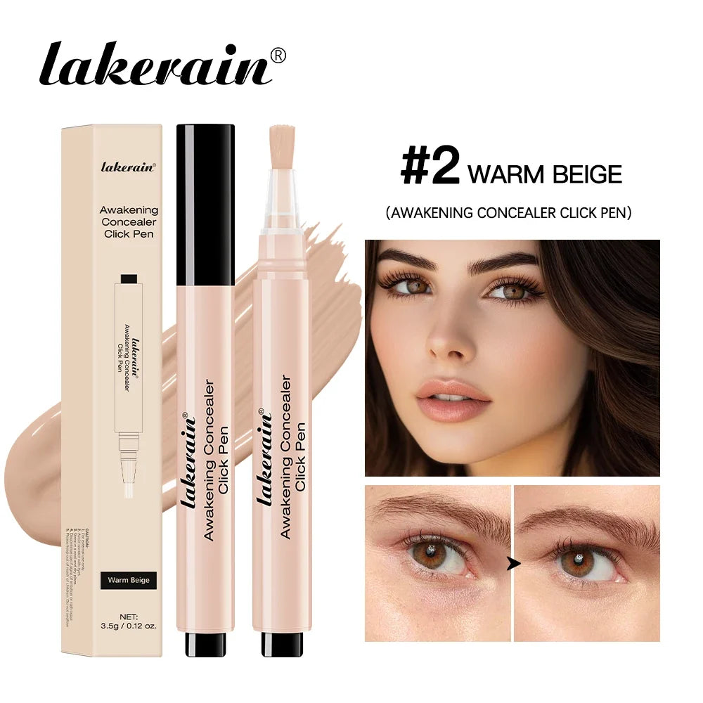 Blushimmer Liquid Press Concealer Click Pen in brightening face makeup, 3.5g, with a sleek pen design and applicator tip.