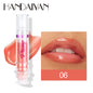 Blushimmer Handayan 6-color lip plumper gloss with moisturizing honey oil, transparent shine enhancer for fuller, glossy lips.