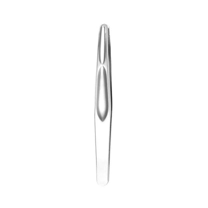 Blushimmer premium round head tweezers for eyebrow and facial hair removal, featuring seamless clips and precision short hair trimming.