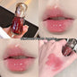 Blushimmer Gege Bear Crystal Gloss Lip Tint in Autumn/Winter shade with mirror-gloss finish and hydrating, youthful plumping effect.