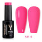 Blushimmer YOKEFELLOW 10ml translucent pink gel nail polish with smooth texture, perfect for long-lasting UV gel manicure.