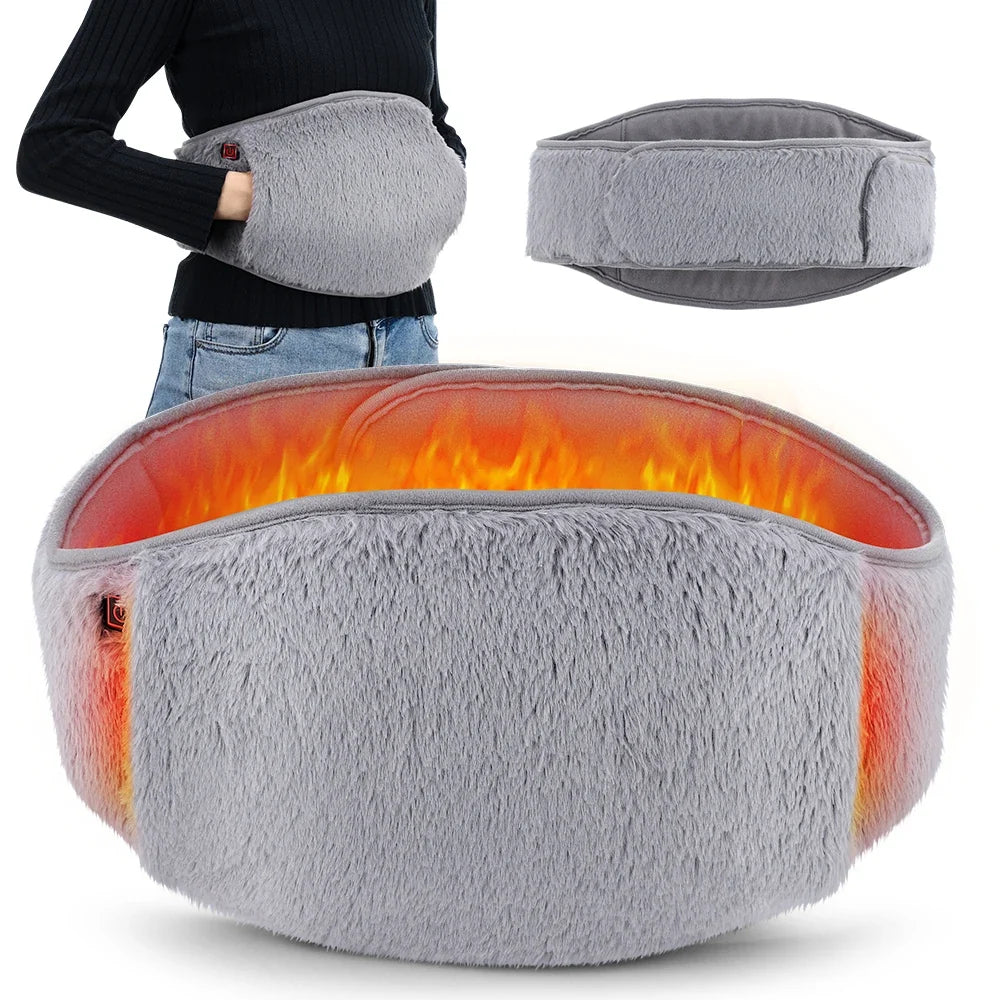 3 Levels Electric Graphene Heating Pad Cold-Proof Uterine Belt Cold-Proof Hand Waist Warming Pad USB Recharging Abdominal Warmer