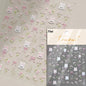 Brown kawaii bear nail art sticker from Blushimmer featuring self-adhesive Japanese cartoon animal decals for DIY nail decoration.