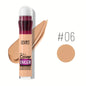 Blushimmer sponge head concealer for dark circles, freckles, acne, pigmentation, and blemishes in a long-lasting moisturizing liquid foundation.