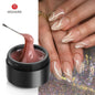 Blushimmer MSHARE 50ml natural pink gel builder for nail extension, self-leveling UV LED gel for nail construction.
