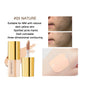 Blushimmer wheat tone moisturizing liquid concealer with full coverage, oil control, for pores and dark circles on ivory skin.