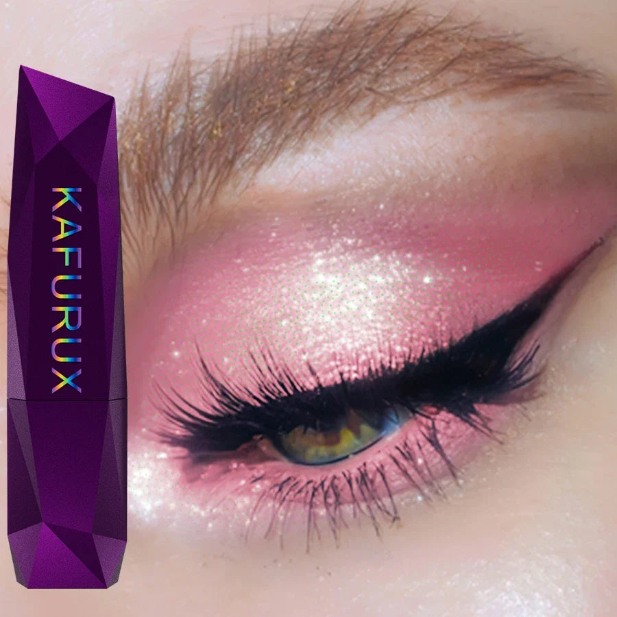 Blushimmer 25-color waterproof eyeshadow stick with glitter and matte shades, long-lasting makeup for eyes and face highlighting.