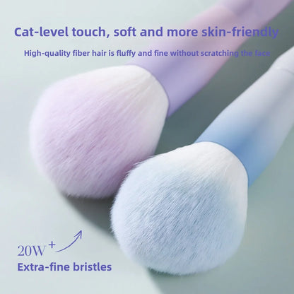 Blushimmer large powder makeup brush, soft and fluffy kabuki brush for face powder, blush, bronzer, and setting powder.