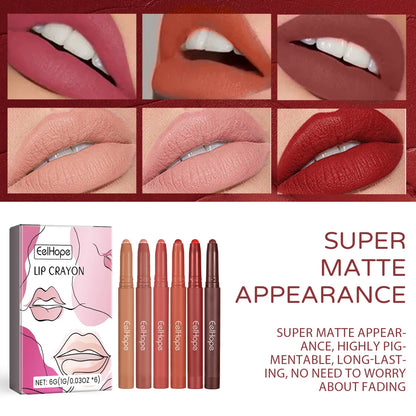 Blushimmer waterproof matte lip liner contours lips with soft, blendable texture for long-lasting, precise lip definition.