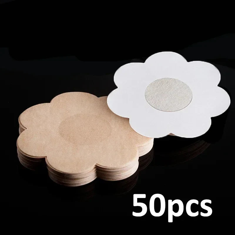 10-200pcs Nipple Cover Stickers Women Breast Lift Tape Pasties Invisible Self-Adhesive Disposable Bra Padding Chest Paste Patch