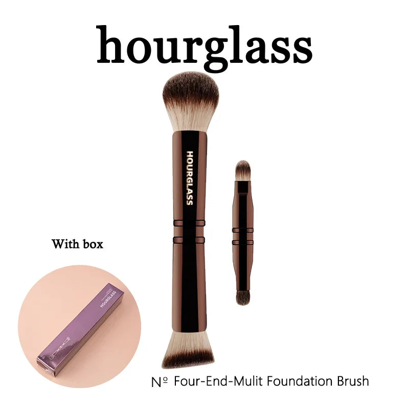 Blushimmer seamless finish concealer brush with angled design for precise application of liquid and cream concealer.