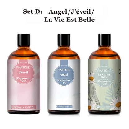 Blushimmer PHATOIL 100ml aroma fragrance oil with fresh linen, bubble gum, baby powder, and angel scents for aromatherapy and candle making.