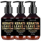 Keratin Leave-In Conditioner with Biotin & Collagen - Repairs Damaged Hair for Deep Moisture, Softness & Shine, Hair Treatment.