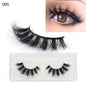 Blushimmer LEHUAMAO 5D Mink Hair False Eyelashes with wispy, cross design and fluffy, natural look for makeup and eyelash extension.