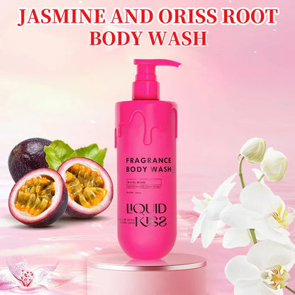LIQUID KISS Body Wash for Women Oat Etract Moisturizing Shower Deep Moisture WHIRLWIND Fragrance Body Bath Shower Gels 473 Ml