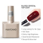 Blushimmer MAYCHAO 12ml jelly gel nail polish semi-permanent top coat for UV and LED gel nails, long-lasting manicure finish