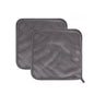 Set of two Blushimmer reusable microfiber makeup remover pads for facial cleansing and skincare, soft and eco-friendly.