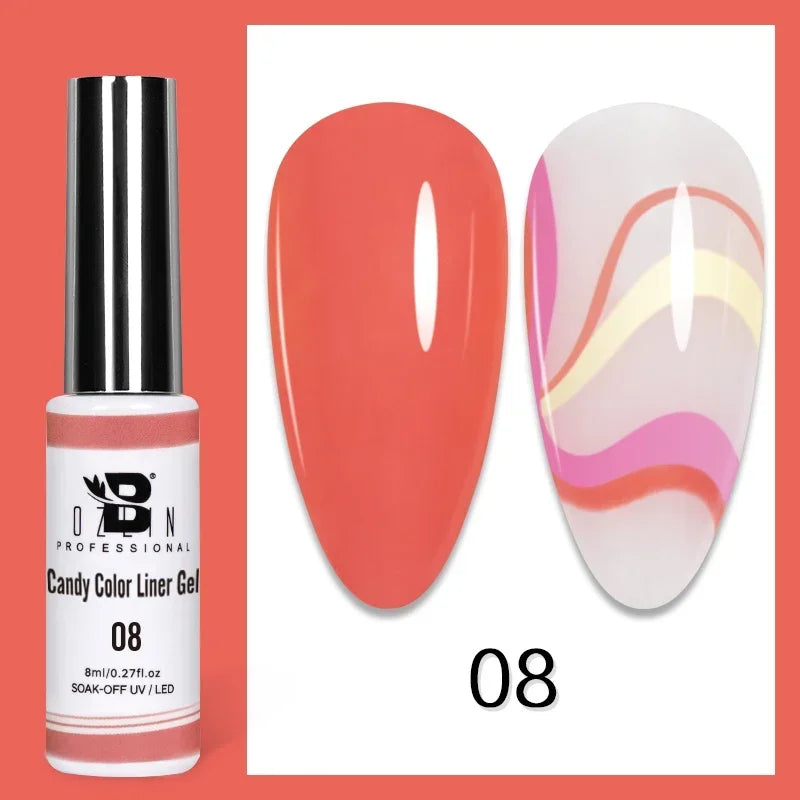 Blushimmer metallic gel polish in gold and silver, mirror chrome nail effect, semi-permanent UV LED gel for bright French nail design