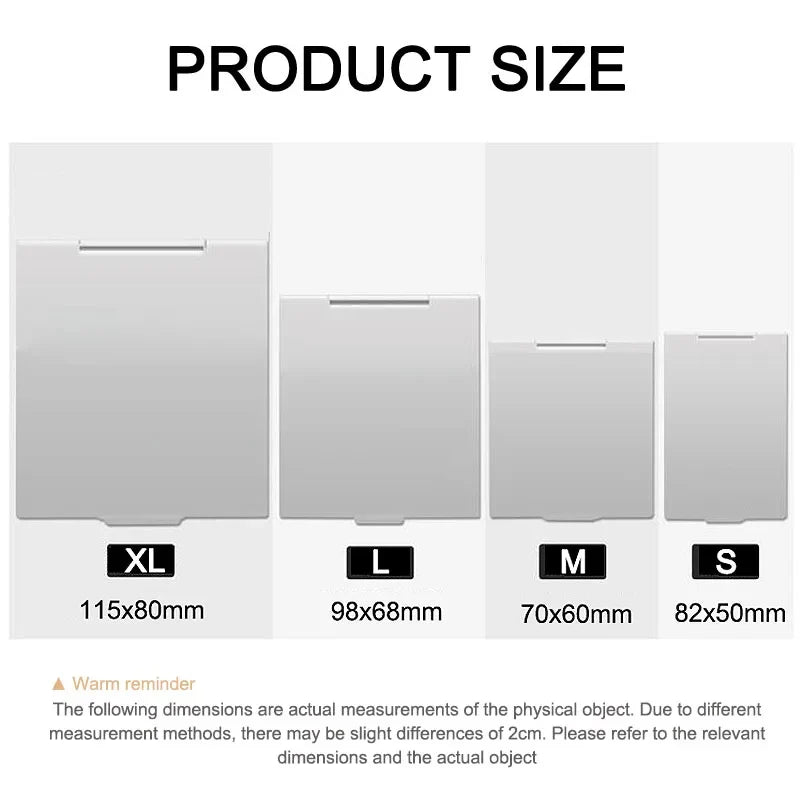 Blushimmer aluminum folding portable makeup mirror with compact, foldable design and reflective surface for on-the-go cosmetics.