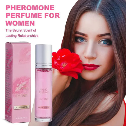 Blushimmer Flirting perfume pheromone oil bottle with long-lasting, sexually stimulating fragrance for women.