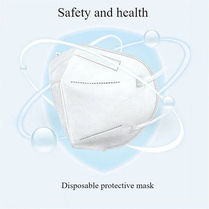 10pcs N95 Face Masks Disposable Protective Mask Anti Dust Mask Health Protective Dust and Droplet Prevention Breathable Design